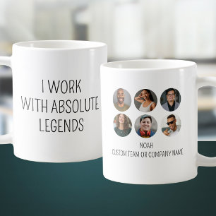Ich arbeite mit Absolute Legends 6 Foto Office Tea Kaffeetasse