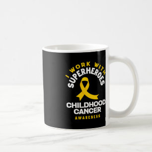 Ich arbeite mit Superhelden-Onkologen-Kindern Kaffeetasse