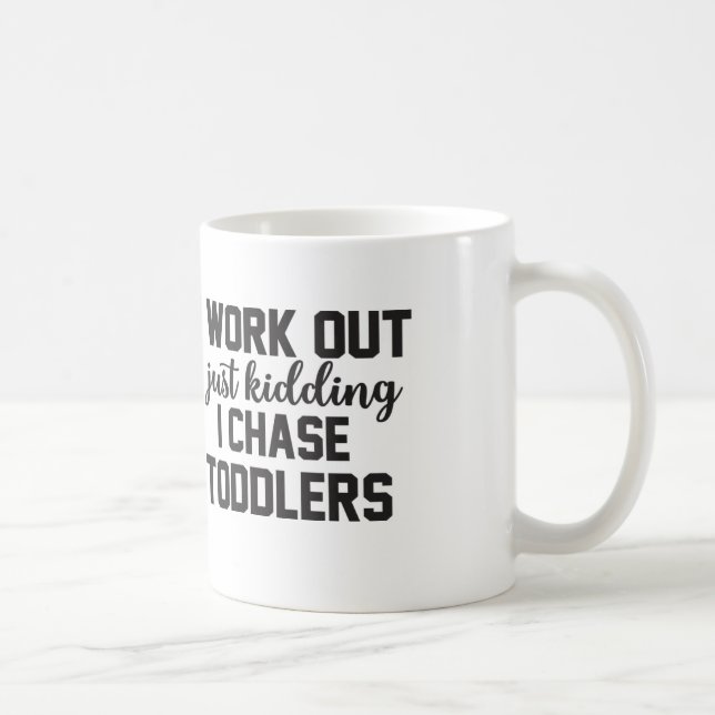 Ich arbeite nur für Kinder aus - Mama Tasse (Rechts)