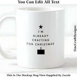 Ich arbeite schon für Weihnachten 2041 Kaffeetasse