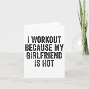Ich arbeite, weil meine Freundin ein heißer Fitnes Karte