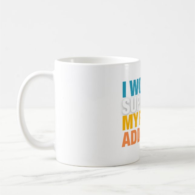 Ich arbeite zur Unterstützung meiner Lesesüchtigke Kaffeetasse (Links)
