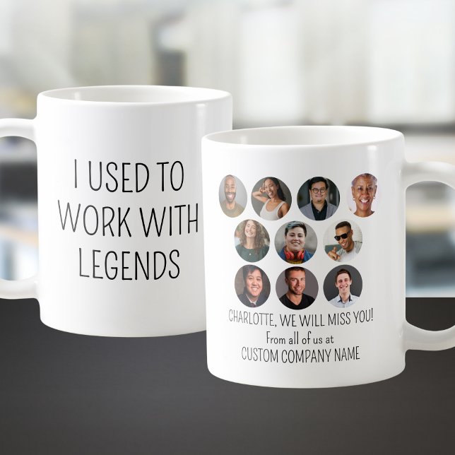 Ich arbeitete früher mit Legends 10 Coworker Foto Kaffeetasse (I Used To Work With Legends 10 Coworker Photo Coffee Mug
)
