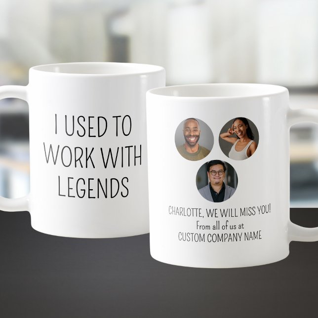 Ich arbeitete früher mit Legends 3 Coworker Foto Kaffeetasse (I Used To Work With Legends 3 Coworker Photo Coffee Mug
)