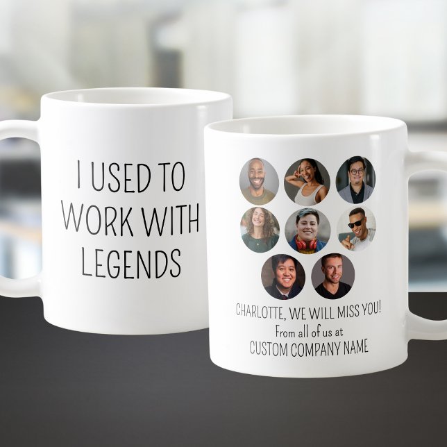 Ich arbeitete früher mit Legends 8 Coworker Foto Kaffeetasse (I Used To Work With Legends 8 Coworker Photo Coffee Mug
)