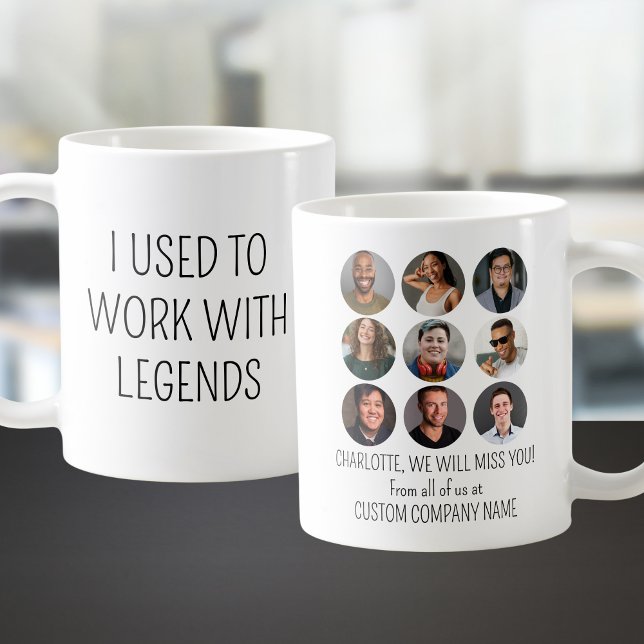 Ich arbeitete früher mit Legends 9 Coworker Foto Kaffeetasse (I Used To Work With Legends 9 Coworker Photo Coffee Mug
)