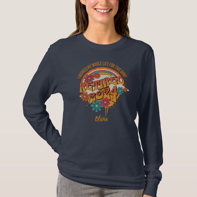 Ich arbeitete mein ganzes Leben für dieses Shirt i (Vorderseite)