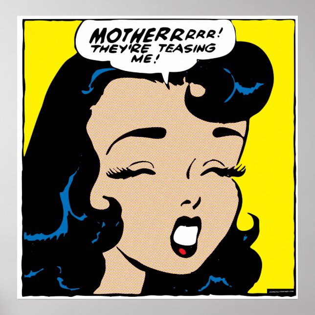 Ich ärgerte mich! (größere Größen) Poster (Vorne)