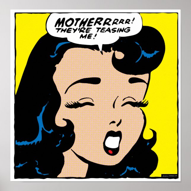 Ich ärgerte mich! (kleinere Größen) Poster (Vorne)