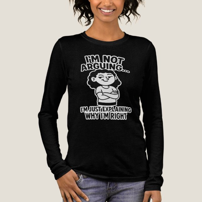 Ich argumentiere nicht, dass ich nur erkläre, waru Tri-Blend shirt (Vorderseite)