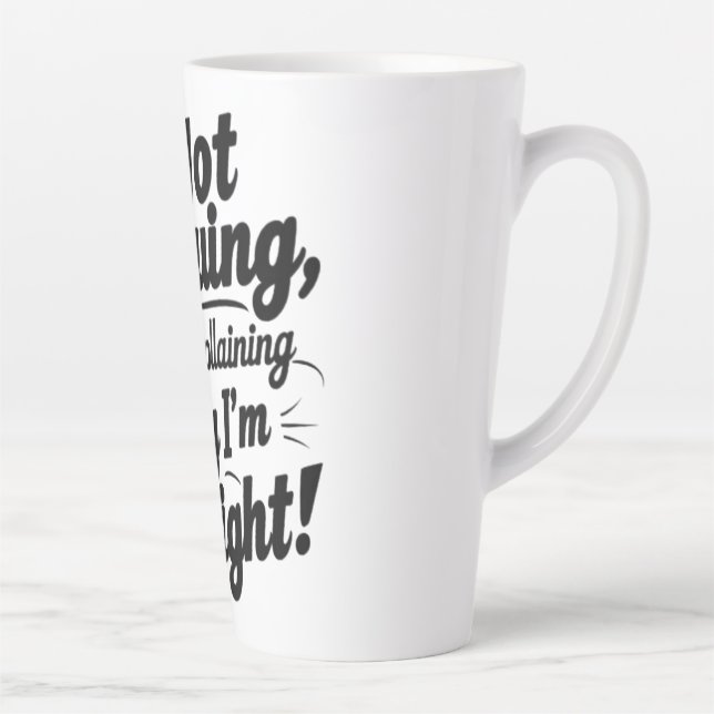 Ich argumentiere nicht, ich erkläre nur, warum ich milchtasse (Rechts)