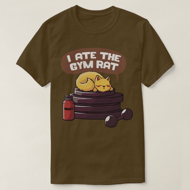 Ich aß den Fitnesssaal von Tobe Fonseca T-Shirt (Design vorne)