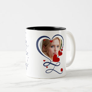 Ich aß dich weniger als andere Menschen Zweifarbige Tasse