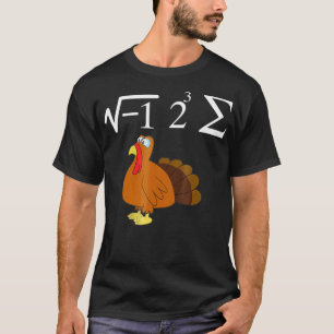 Ich aß die ganze Türkei Funny Erntedank Mathe T S T-Shirt