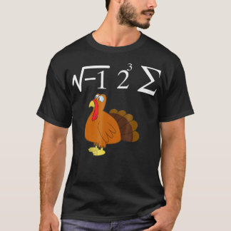 Ich aß die ganze Türkei Funny Erntedank Mathe T S T-Shirt