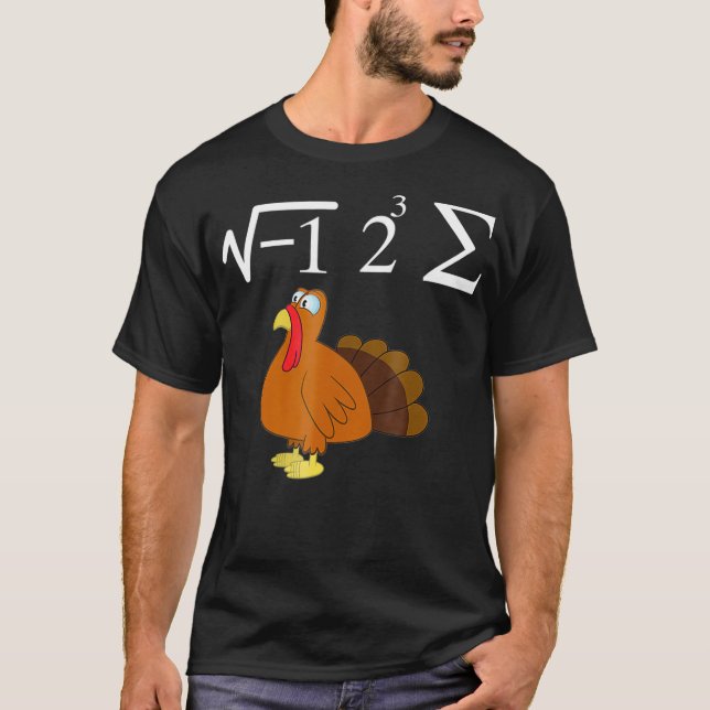 Ich aß die ganze Türkei Funny Erntedank Mathe T S T-Shirt (Vorderseite)