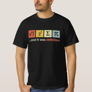 Ich aß etwas Kuchen und es war köstlich, ich aß T-Shirt