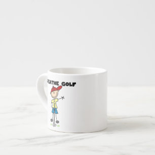 Ich atme Golf Espressotasse