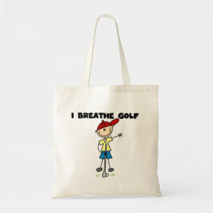 Ich atme Golf T-Shirts und Geschenke Tragetasche