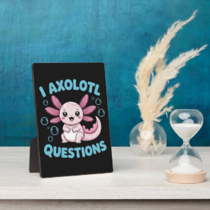 Ich Axolotl Fragen Fotoplatte
