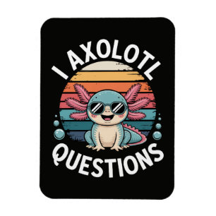 Ich Axolotl Fragen Magnet