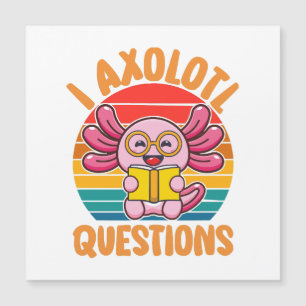 Ich Axolotl Fragen Magnetkarte