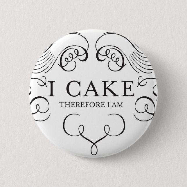 ICH BACKE DESHALB MICH BIN ZUSAMMEN! BUTTON (Vorderseite)