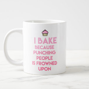 Ich backe! Funny Baking Zitat Jumbo-Tasse