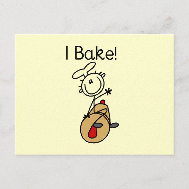 Ich backe postkarte (Vorderseite)