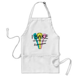 Ich backe, was Ihre Supermacht-Schürze ist Schürze