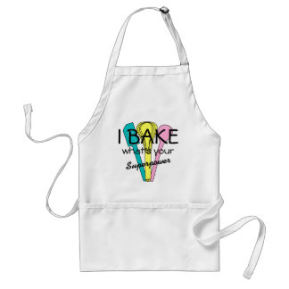 Ich backe, was Ihre Supermacht-Schürze ist Schürze