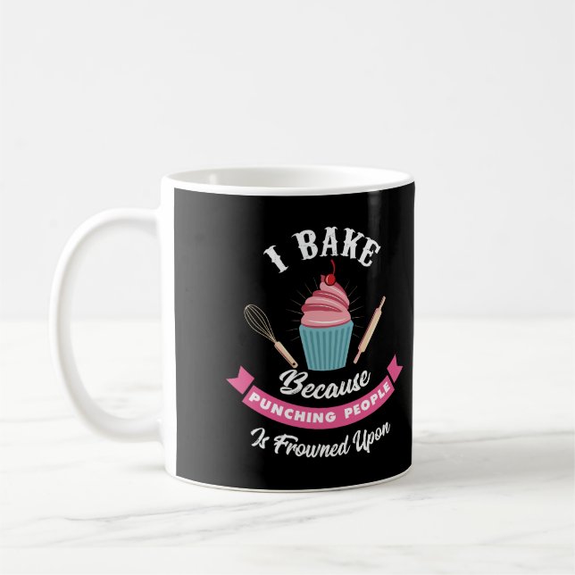 Ich backe, weil das Punzieren von Leuten bei I F Kaffeetasse (Links)