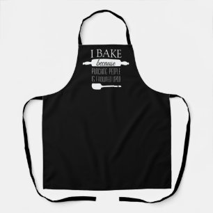 Ich backe, weil die Leute nach Namen gequält habe Schürze