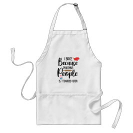 Ich backe, weil die Punching-Leute bei // gefroren Schürze
