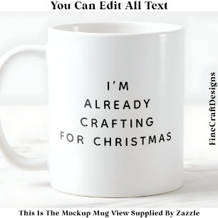 Ich bastle schon für Weihnachten 044 Noveltät Kaffeetasse