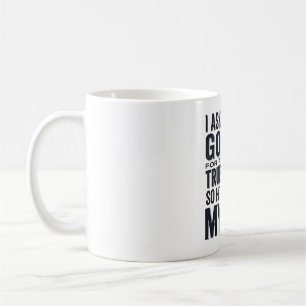 Ich bat Gott um einen wahren Freund Mein Katze Vin Kaffeetasse