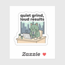 Ich baue einen neuen Ich-Sticker Süße Katze Motiva Aufkleber
