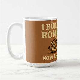 Ich baute Rom Ziegenbecher Kaffeetasse