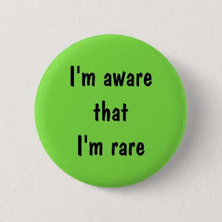 Ich beachte, dass ich seltenes Button bin