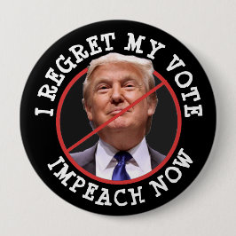 Ich bedauere meine Stimme, Anti Donald Trump Butto Button