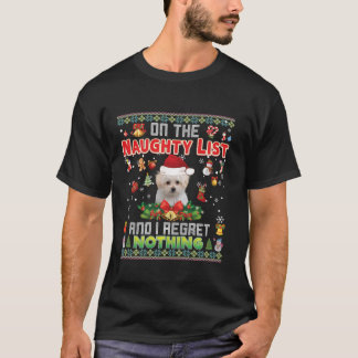 Ich bedauere nichts Maltesers auf der unanständige T-Shirt