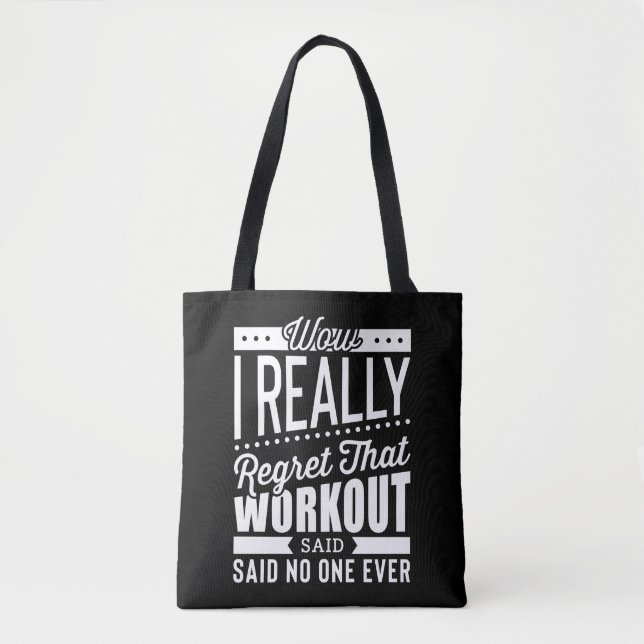 Ich bedauere wirklich, dass die Motivation der Wor Tasche (Vorderseite)