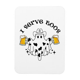 Ich bediene Boos! Barkeeper gruselig Magnet
