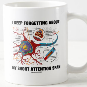 Ich behalte das Vergessen über meine kurze Kaffeetasse