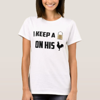 Ich behalte ihn zuschloss keyholder Shirt