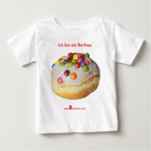 Ich Behälter ein Bewohner von Berlin Baby T-shirt
