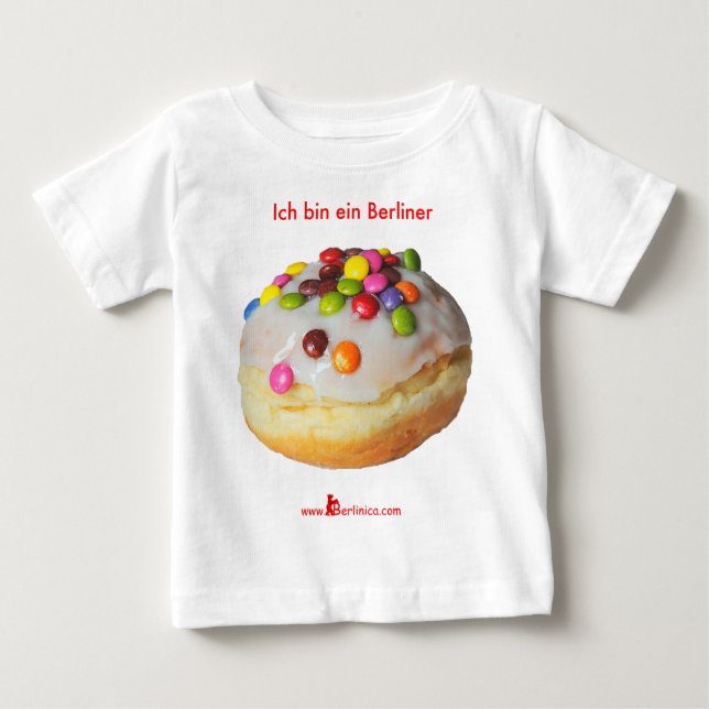 Ich Behälter ein Bewohner von Berlin Baby T-shirt (Vorderseite)