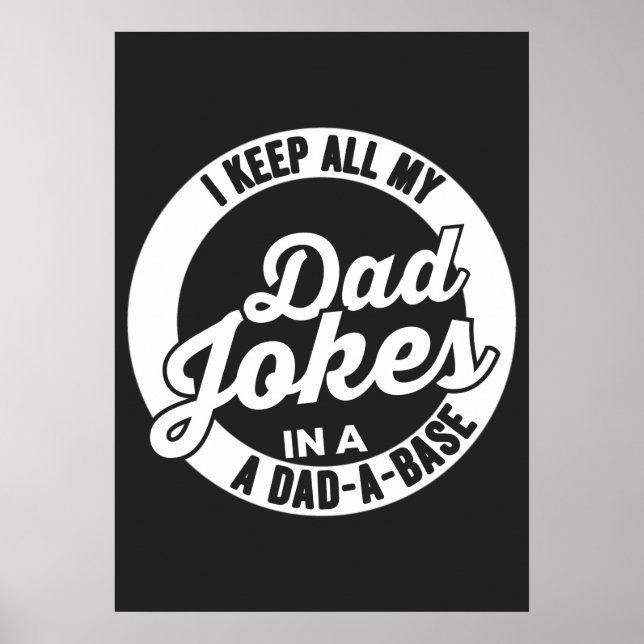 Ich Behielt alle meine Vater-Witze in einem Vater  Poster (Vorne)