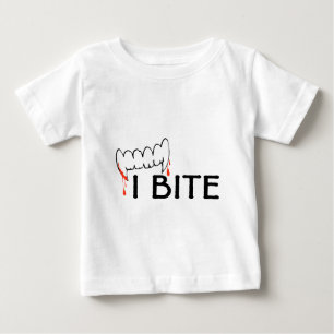 Ich beiße (Zähne und Blut) Baby T-shirt