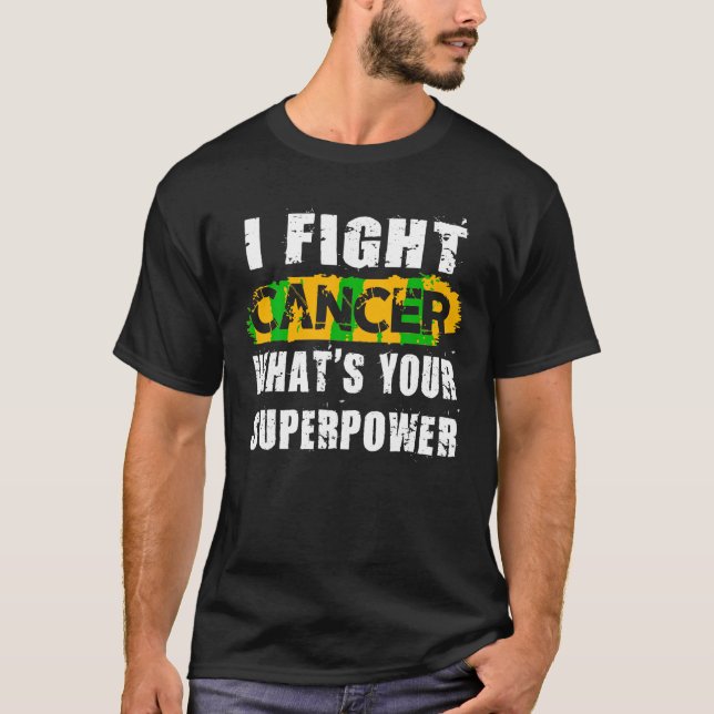 Ich bekämpfe den Krebs Was für ein superleistungsf T-Shirt (Vorderseite)